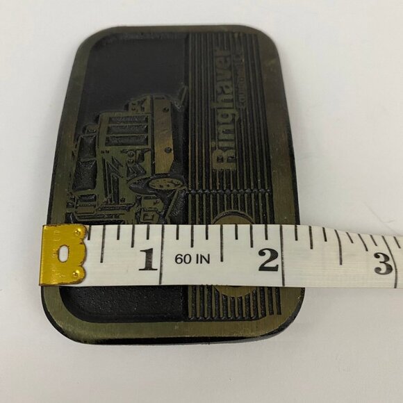 DynaBuckle Ringhaver Equipment Co Semi Truck Cab Belt Buckle SemiTruck Driver - Picture 9 of 10